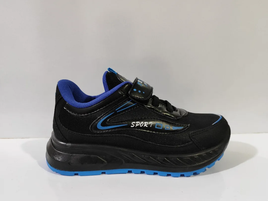 دمپایی مردانه مدل اسپور مشکی ابی